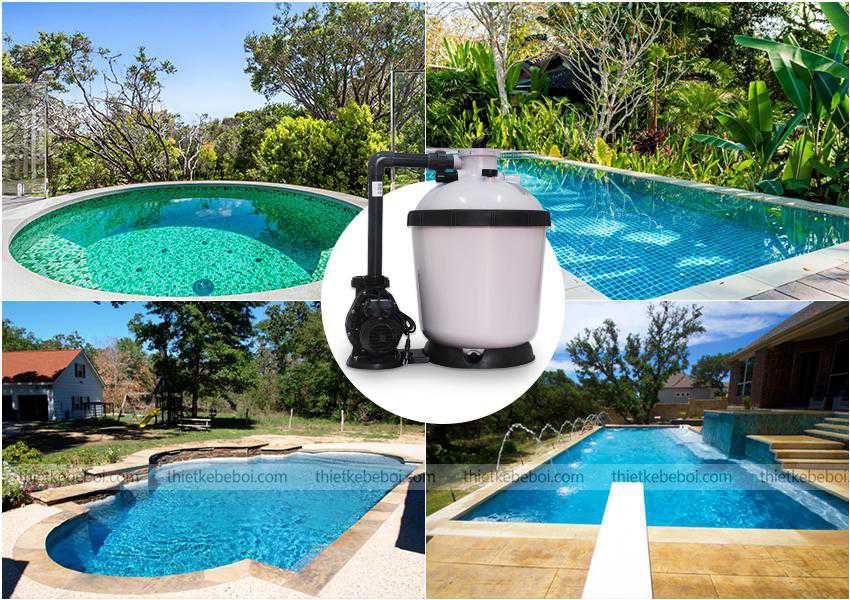 Ứng dụng bình Lọc Cát Bể Bơi Procopi Model P - GFI500