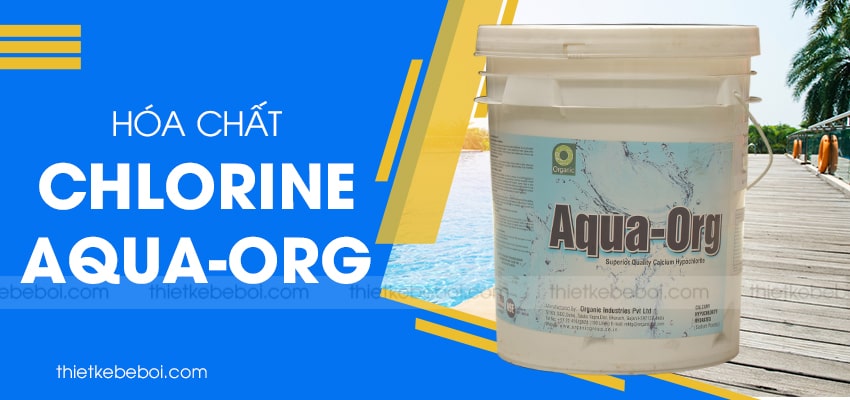 Hóa chất chlorine aqua org 70% 45kg