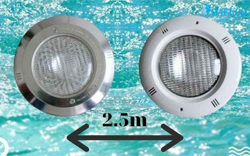 Thông số kích thước đèn bể bơi chuẩn
