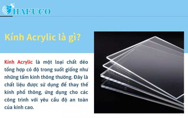 Kính Acrylic Là Gì? Ứng Dụng Kính Acrylic Trong Thực Tế