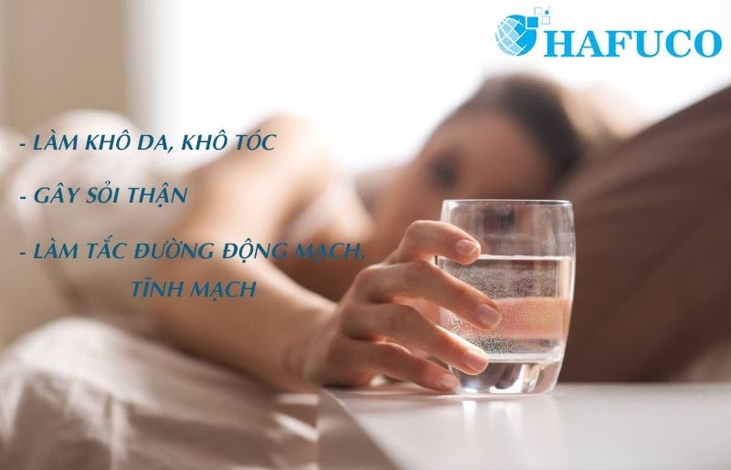 Nước cứng tác động tới sức khỏe con người