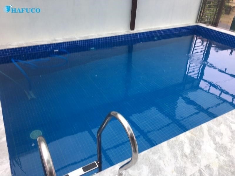 Công trình bể bơi cho khách hàng tại Hà Nội