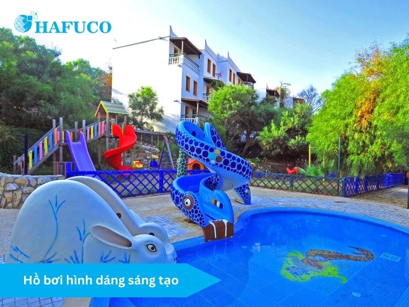 Hồ bơi hình dạng sáng tạo