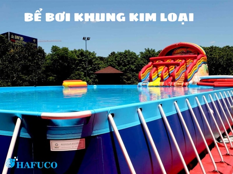 Bể bơi khung kim loại