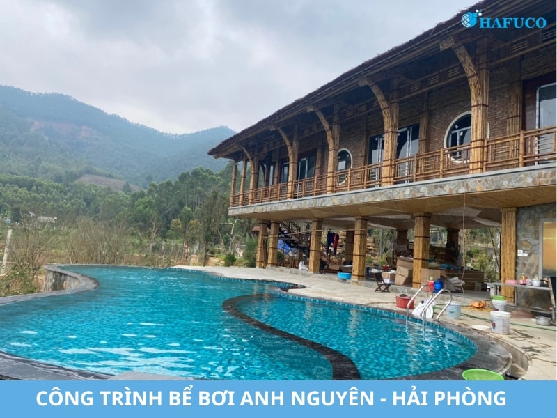 Công trình bể bơi Anh Nguyên - Hải Phòng