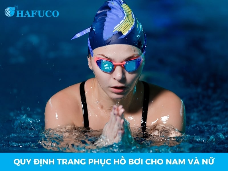 Quy định trang phục hồ bơi