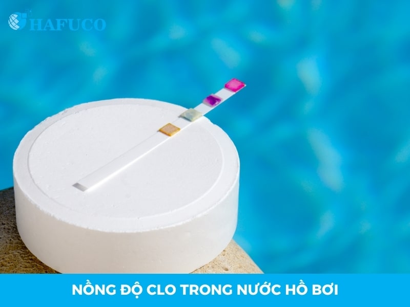 Nồng độ clo trong nước hồ bơi