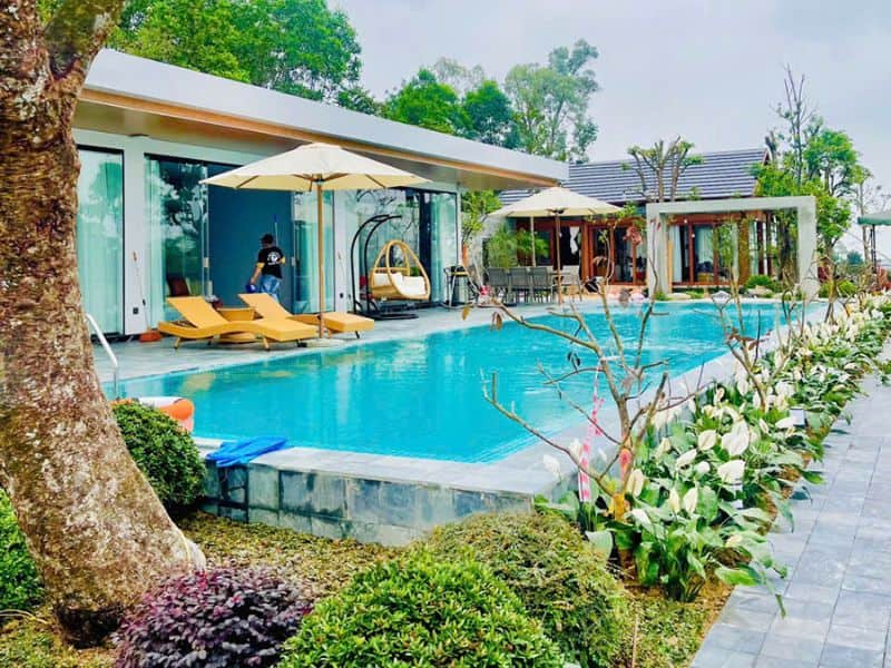 hoàn thiện bàn giao công trình bể bơi tại Nam Định