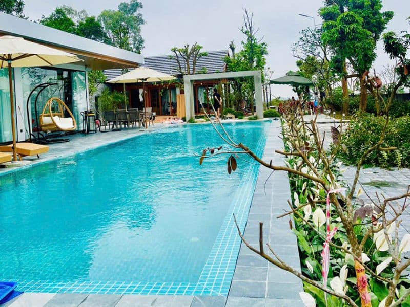 hoàn thiện bàn giao công trình bể bơi tại Nam Định