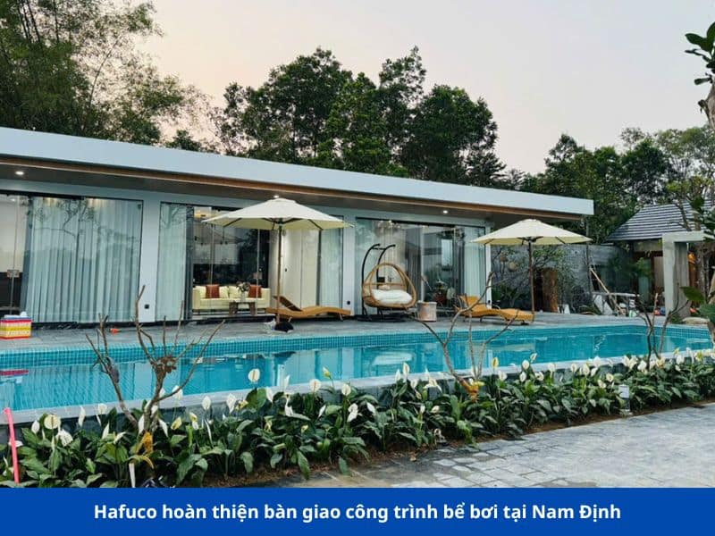 Hafuco hoàn thiện bàn giao công trình bể bơi tại Nam Định