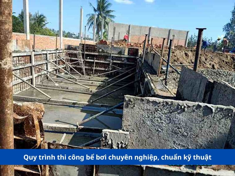 Thi công bể bơi