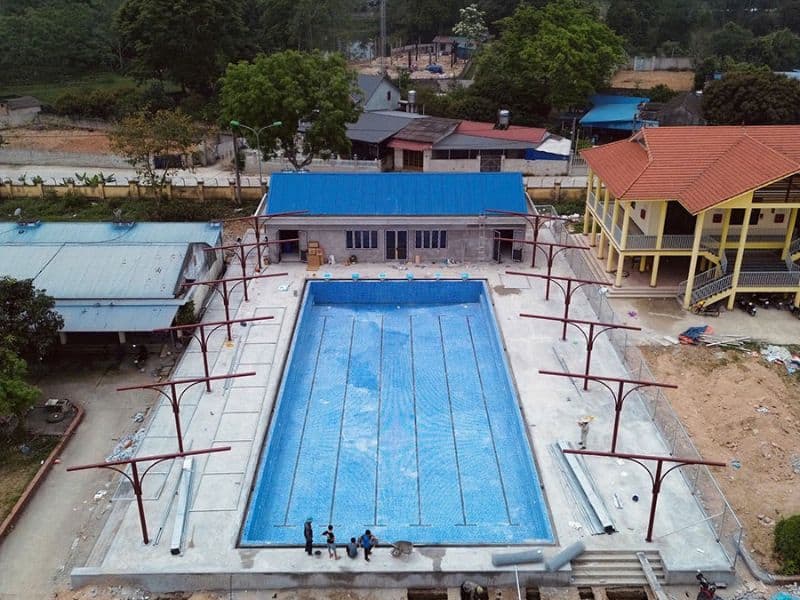 xây dựng công trình bể bơi tại Hà Đông