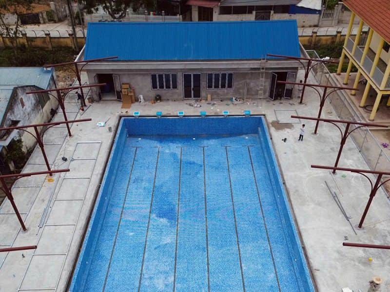 xây dựng công trình bể bơi tại Hà Đông