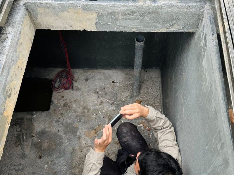 Hafuco bàn giao công trình bảo trì bể bơi tại Đại Lải