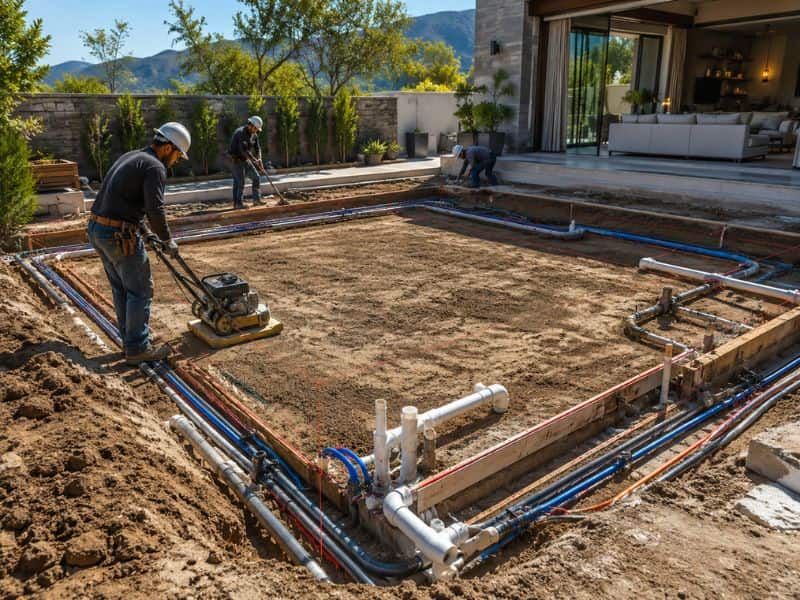 thi công bể sục jacuzzi