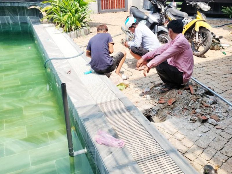 Hafuco bàn giao công trình lắp đặt thiết bị bể bơi tại Nghệ An