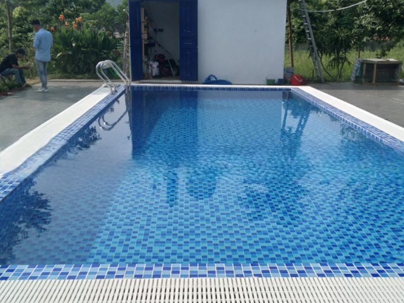 Hafuco bàn giao công trình thi công bể bơi biệt thự tại Tỉnh Điện Biên