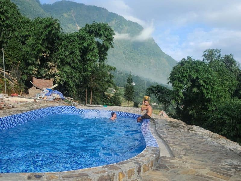 Hafuco bàn giao công trình thi công bể bơi tại Sapa