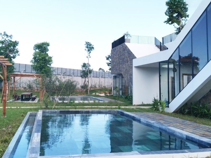 Hafuco bàn giao công trình thi công bể bơi tại xã Định Hóa, Thái Nguyên