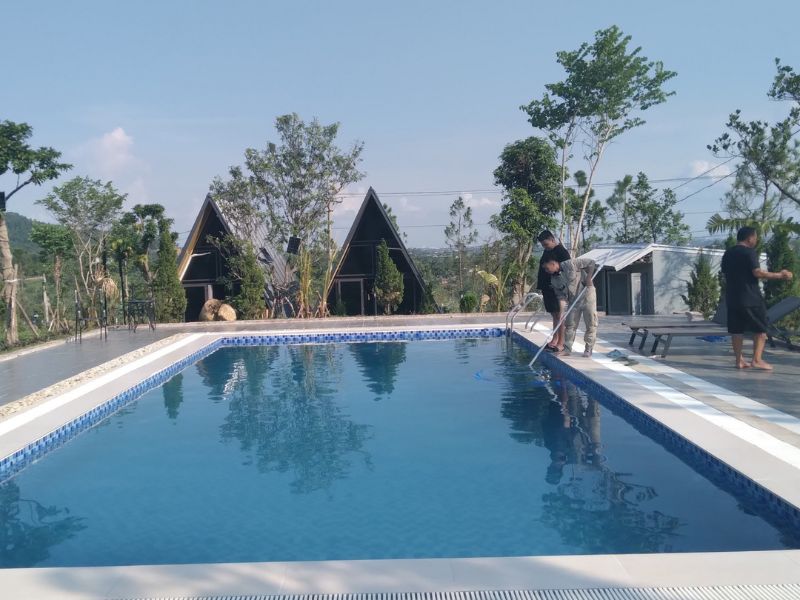 Hafuco bàn giao công trình thi công bể bơi tại xã Mù Cang Chải, Lào Cai