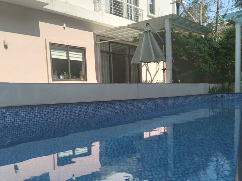 Hafuco bàn giao công trình thi công bể bơi tại Xanh Villa, Hà Nội