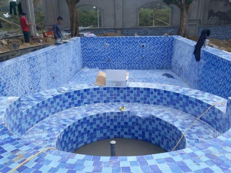 Hafuco bàn giao công trình thi công bể bơi biệt thự tại Xã Tân Hưng, Tây Ninh