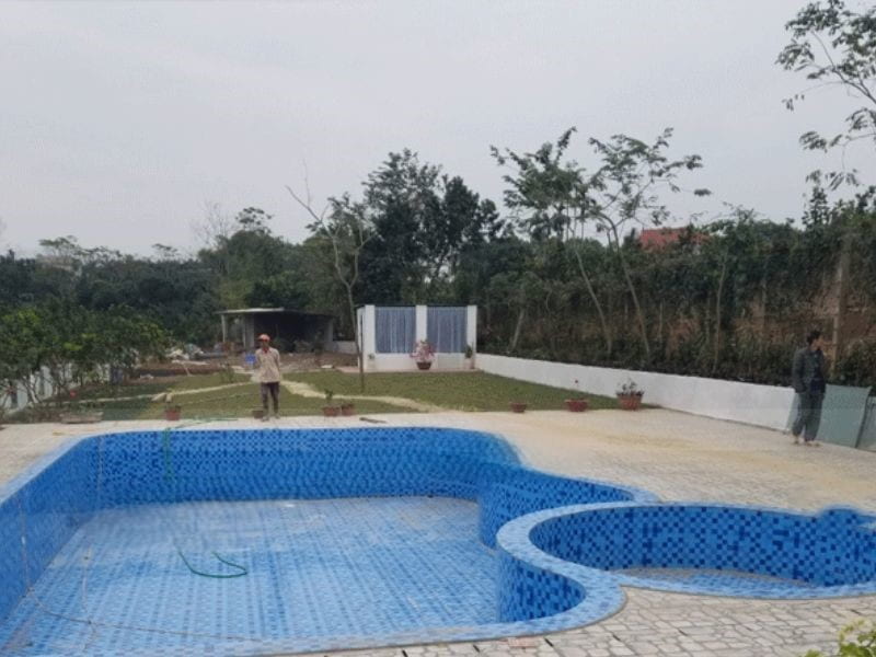 Hafuco bàn giao công trình thi công bể bơi tại Xã Ninh Gia, Lâm Đồng