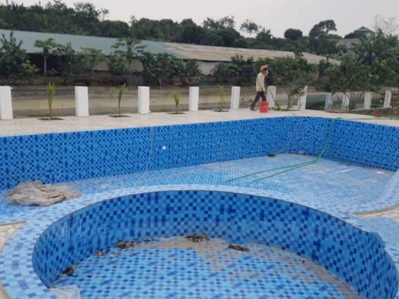 Hafuco bàn giao công trình thi công bể bơi tại Xã Ninh Gia, Lâm Đồng