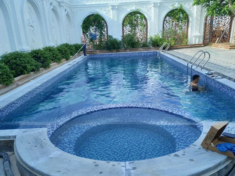 Hafuco bàn giao công trình thi công bể bơi tại xã Ninh Giang, tỉnh Ninh Bình