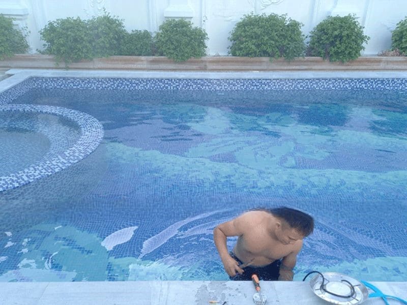 Hafuco bàn giao công trình thi công bể bơi tại xã Ninh Giang, tỉnh Ninh Bình