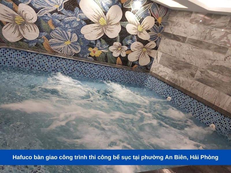 Hafuco bàn giao công trình thi công bể sục tại phường An Biên, Hải Phòng