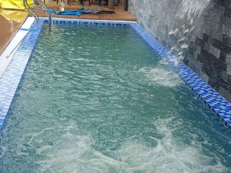 Hafuco bàn giao công trình thi công bể bơi tại xã Thác Bà, Lào Cai