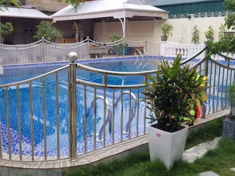 Hafuco bàn giao công trình thi công bể bơi cho anh Luyện tại Sơn La