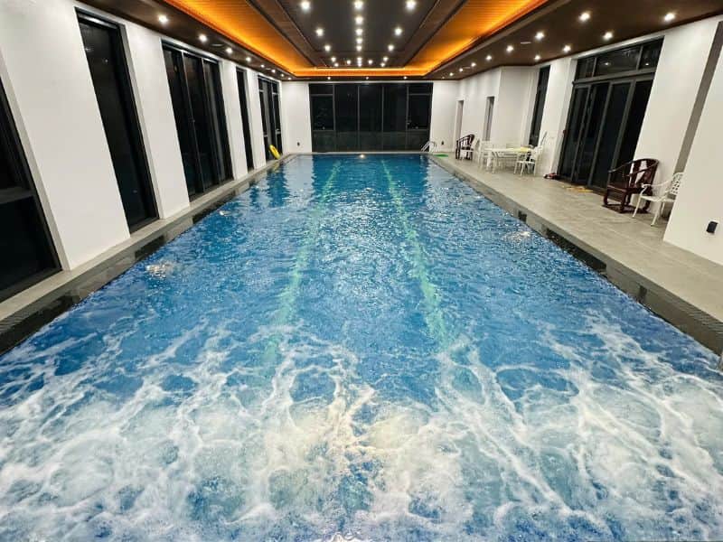 Hafuco bàn giao công trình thi công bể bơi tại khách sạn Yên Biên Luxury, Hà Giang