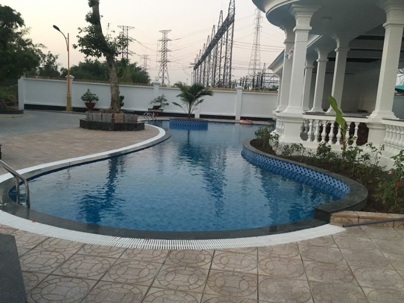 Hafuco bàn giao công trình thi công bể bơi cho anh Chánh tại Đồng Tháp
