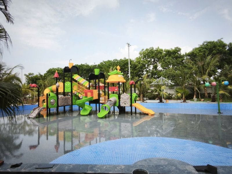Hafuco bàn giao công trình thi công bể bơi vui chơi tại Cửa Việt, Quảng Trị