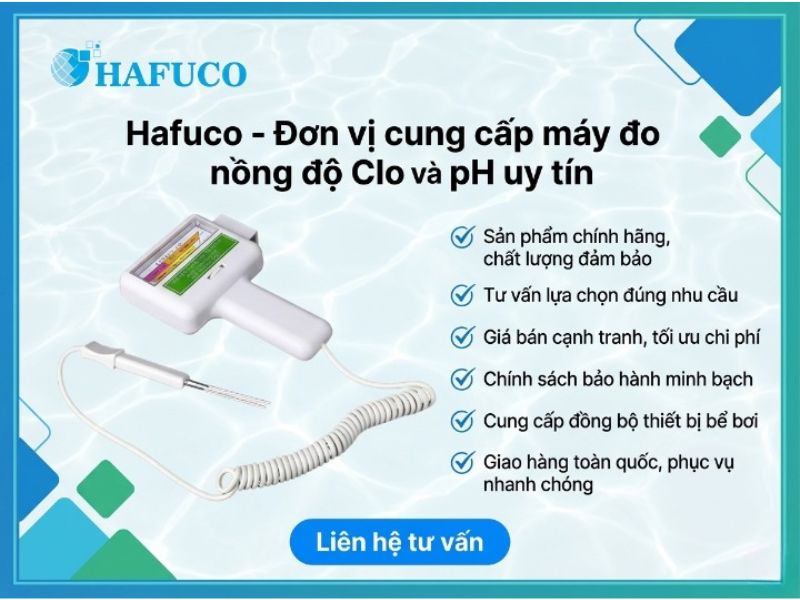 Máy đo nồng độ Clo và pH cầm tay