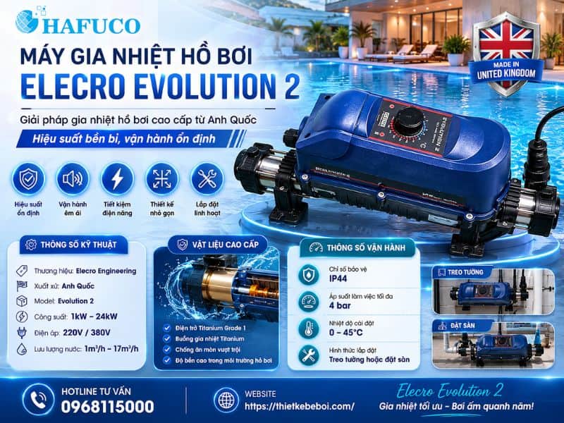 Máy gia nhiệt Elecro Evolution 2