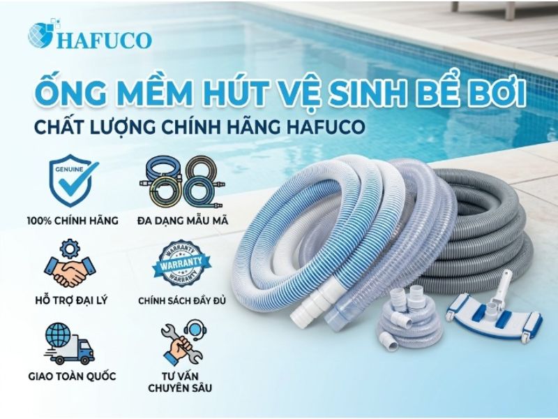 ống mềm hút vệ sinh bể bơi