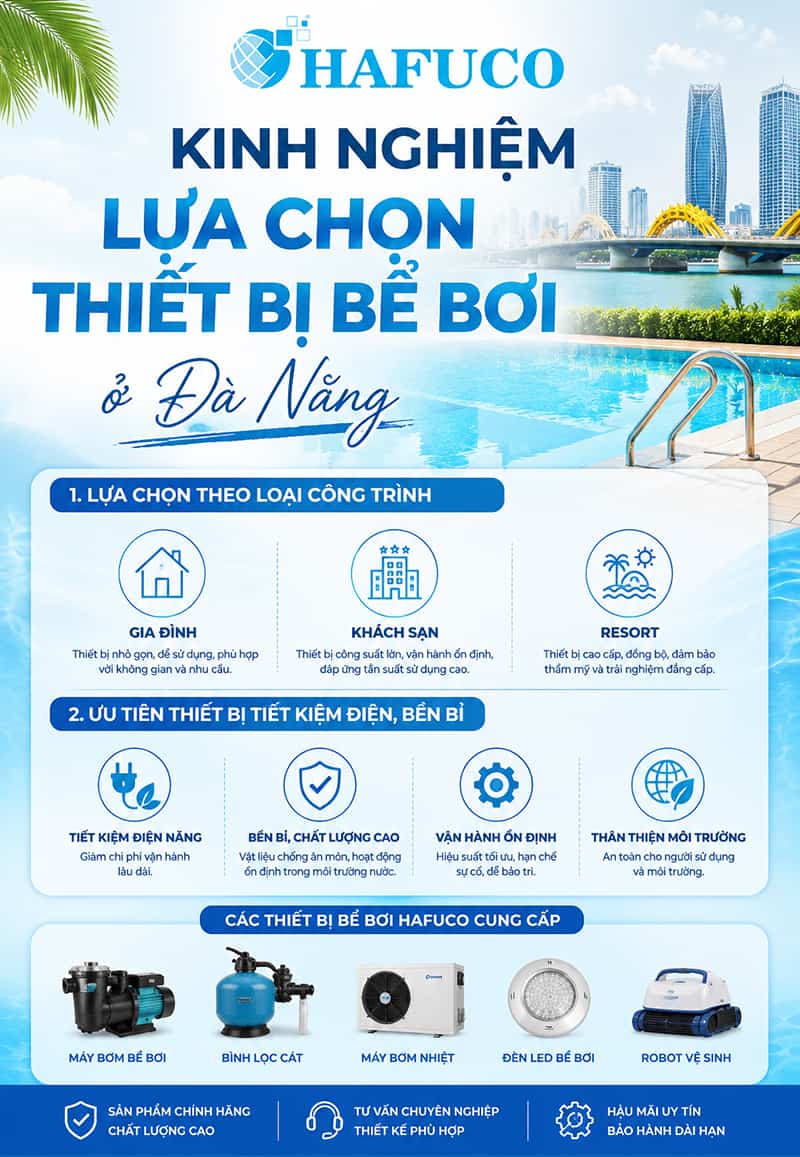 thiết bị bể bơi ở Đà Nẵng