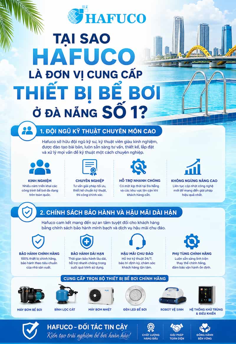 thiết bị bể bơi ở Đà Nẵng