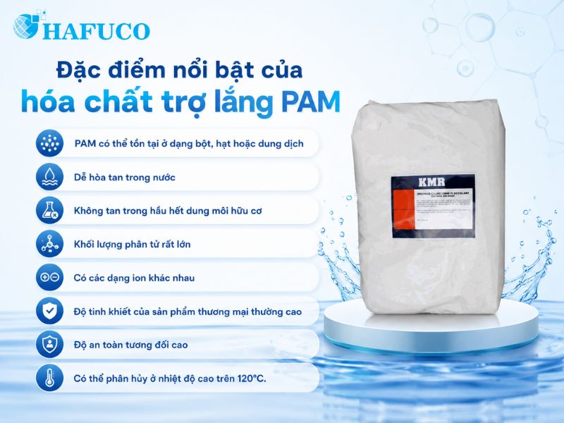 Hóa chất trợ lắng PAM