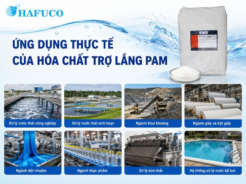 Hóa chất trợ lắng PAM