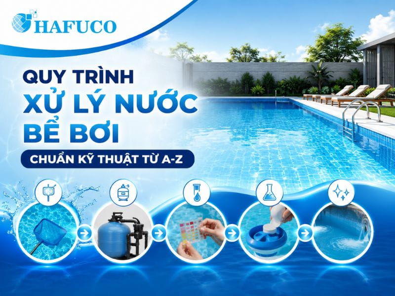 xử lý nước bể bơi
