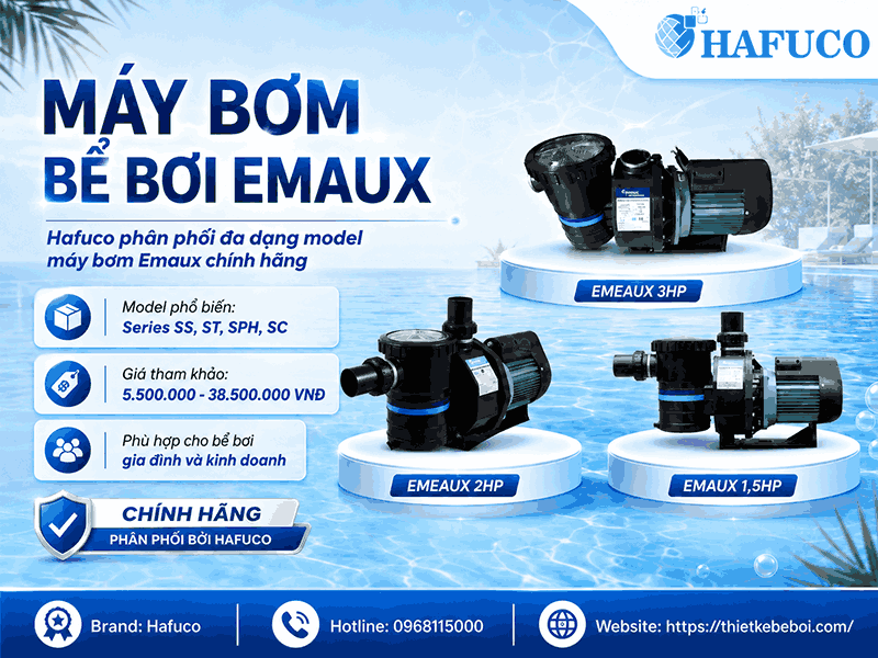 Máy bơm bể bơi Emaux