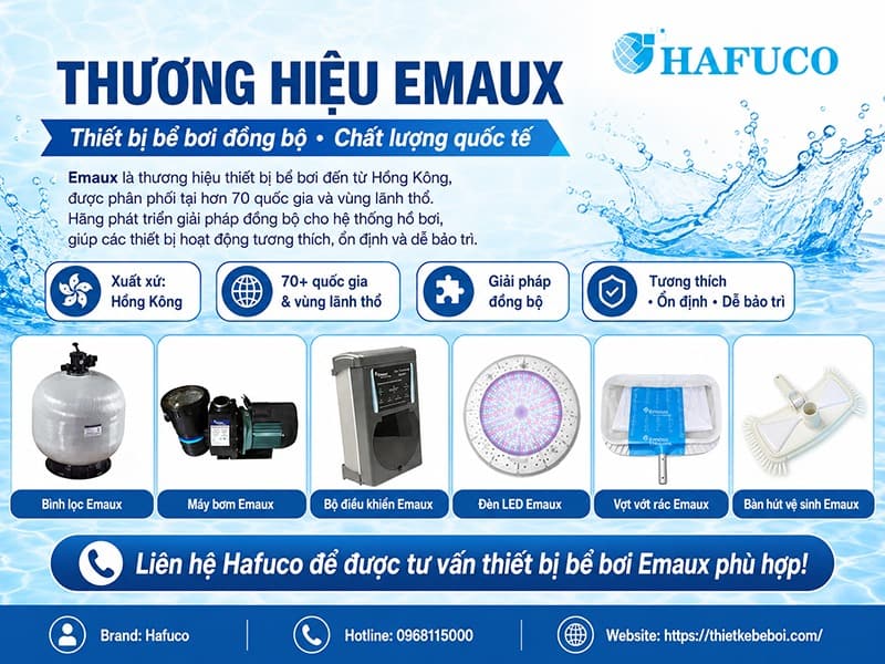 Thiết bị bể bơi Emaux