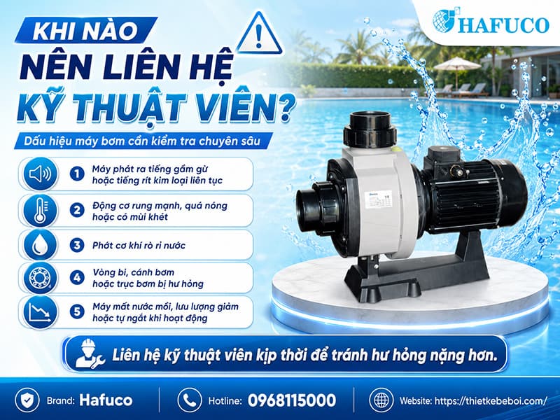 Khi nào nên liên hệ kỹ thuật viên?