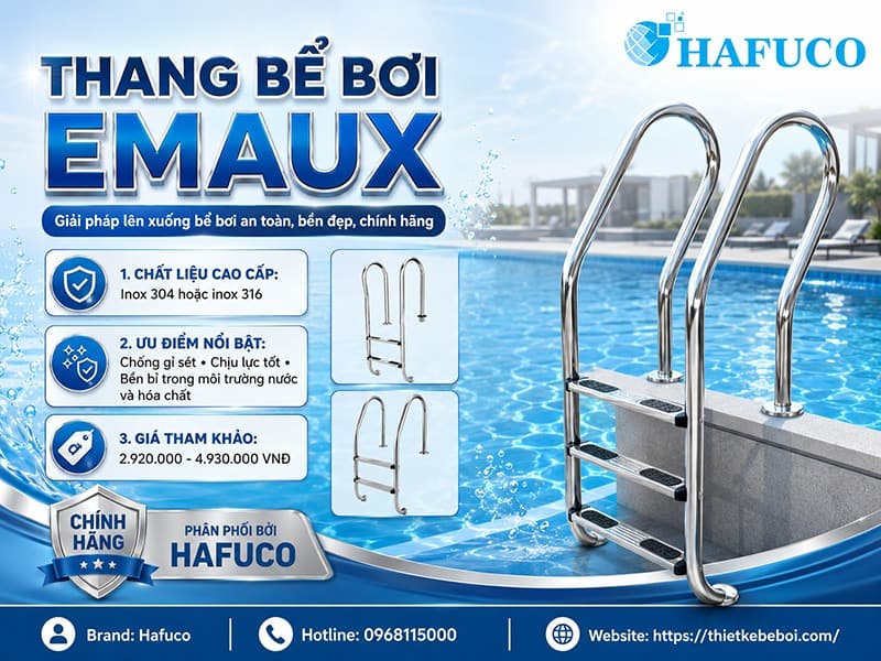 Thang bể bơi Emaux