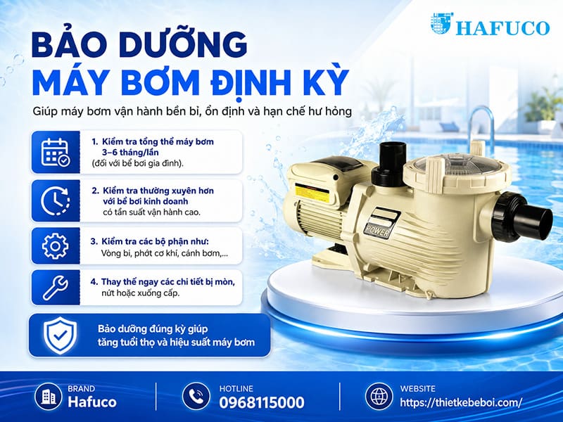 Bảo dưỡng máy bơm