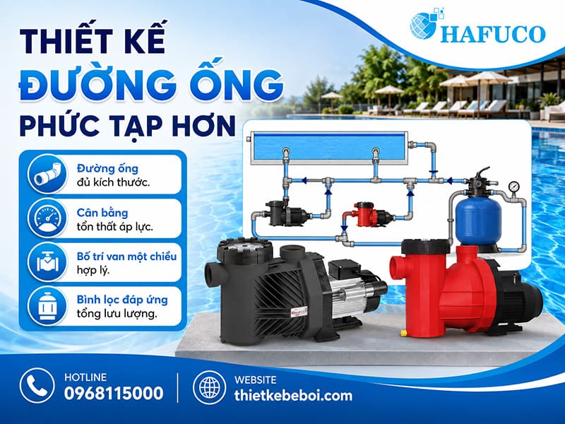 Thiết kế đường ống phức tạp hơn